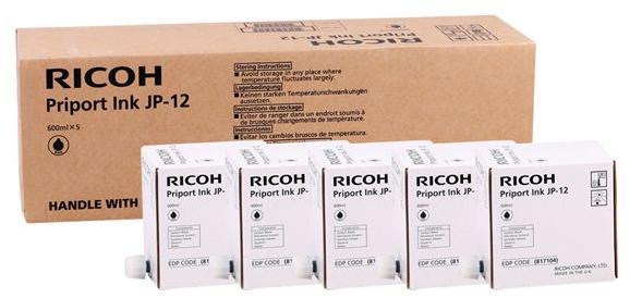 Cartouche d'encre Ricoh JP12 - 817104 - noir - lot de 5