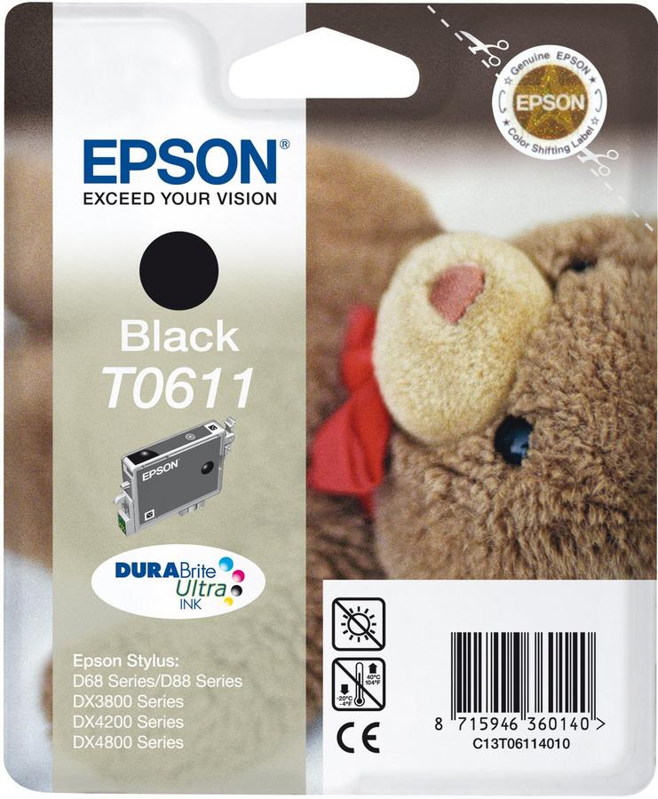 Cartouche d'encre Epson C13T06114020 - DuraBrite Ultra - noir - l'unité
