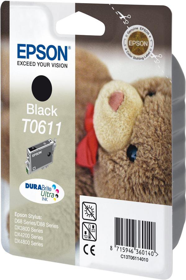 Cartouche d'encre Epson C13T06114020 - DuraBrite Ultra - noir - l'unité