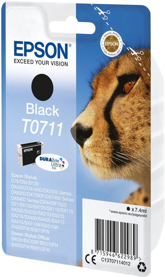 Cartouche d'encre Epson C13T07114022 - DuraBrite Ultra - noir - l'unité