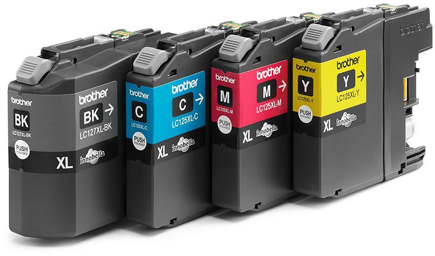 Cartouche d'encre Brother LC127XLVALBP - noir et 3 couleurs - le pack