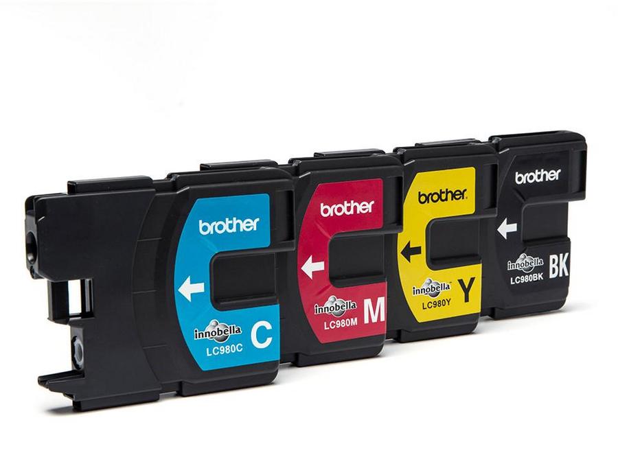 Cartouche d'encre Brother LC980VALBP - noir et 3 couleurs - le pack