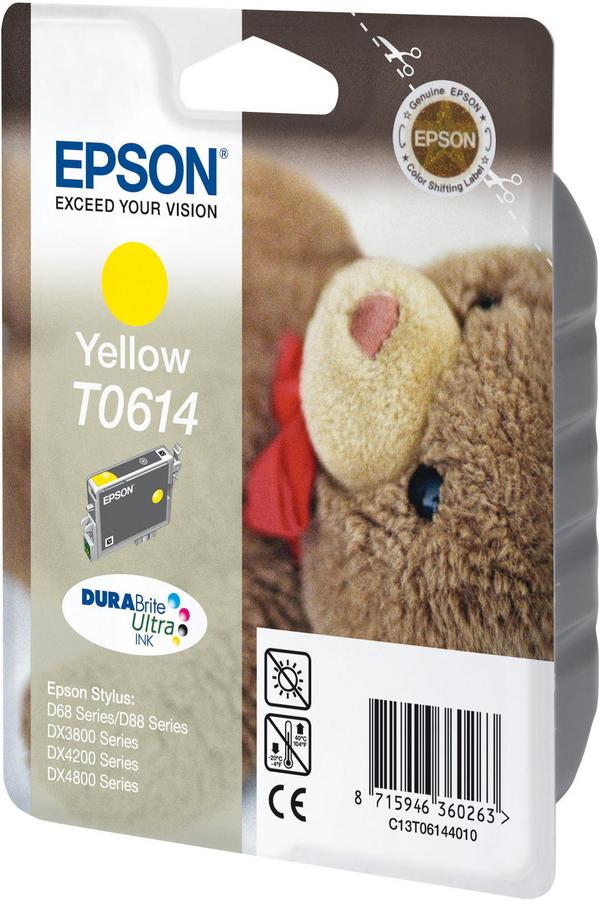 Cartouche d'encre Epson C13T06144020 - DuraBrite Ultra - jaune - l'unité