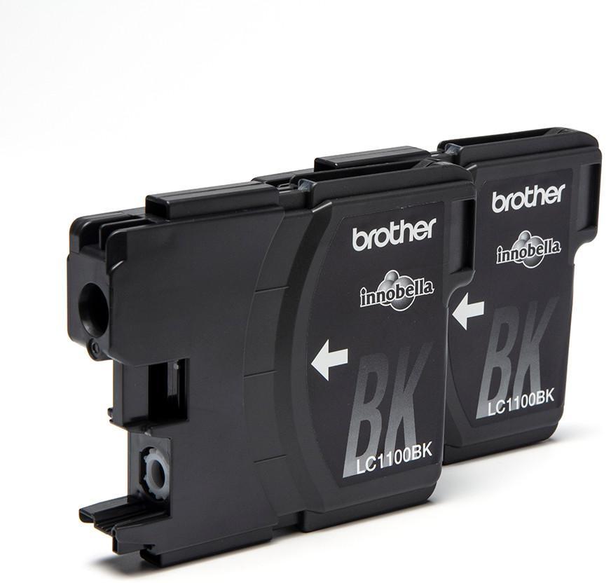Cartouche d'encre Brother LC1100BKBP2 - noir - lot de 2