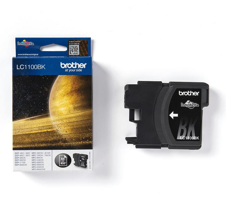 Cartouche d'encre Brother LC1100BK - noir - l'unité