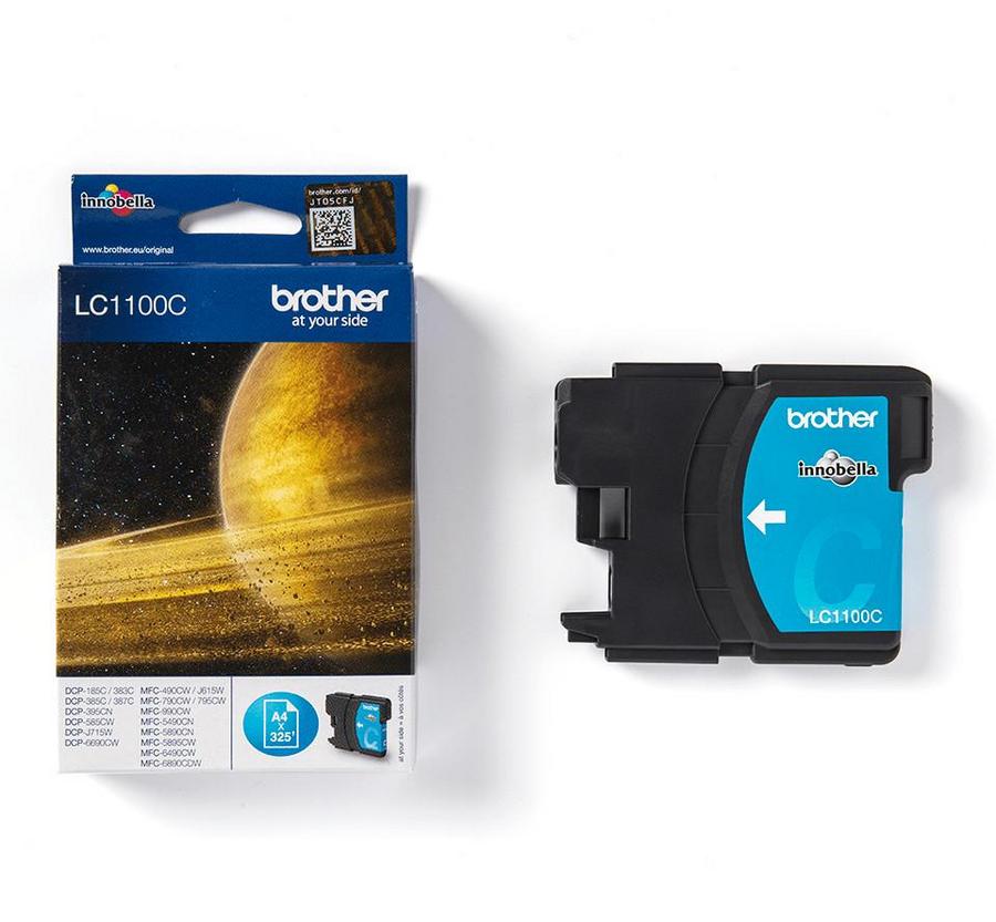 Cartouche d'encre Brother LC1100C - cyan - l'unité