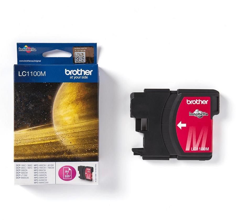 Cartouche d'encre Brother LC1100M - magenta - l'unité