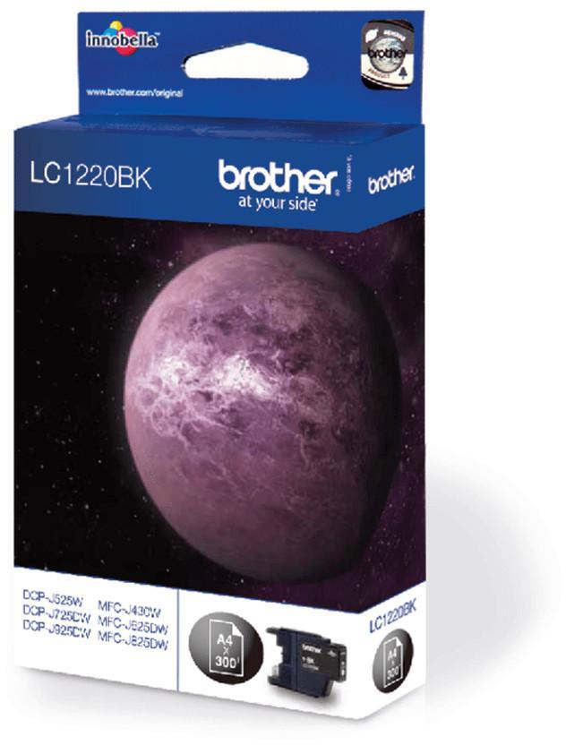 Cartouche d'encre Brother LC1220BK - noir - l'unité