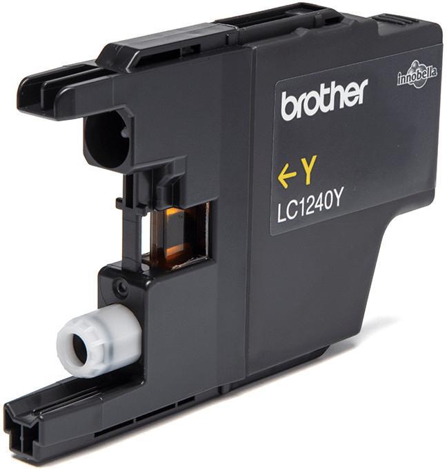 Cartouche d'encre Brother LC1240Y - jaune - l'unité