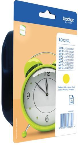 Cartouche d'encre Brother LC-125XLY - jaune - l'unité