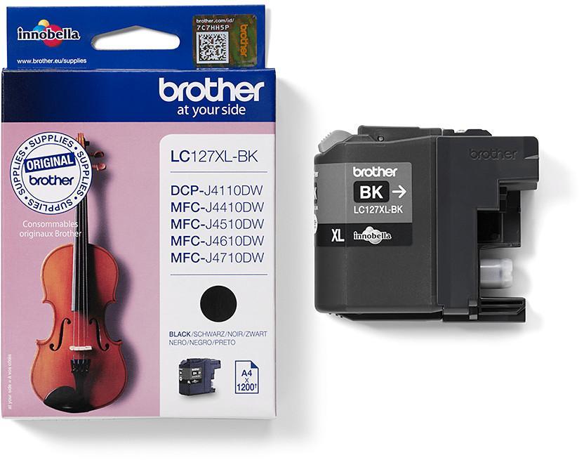 Cartouche d'encre Brother LC127XLBK - noir - l'unité