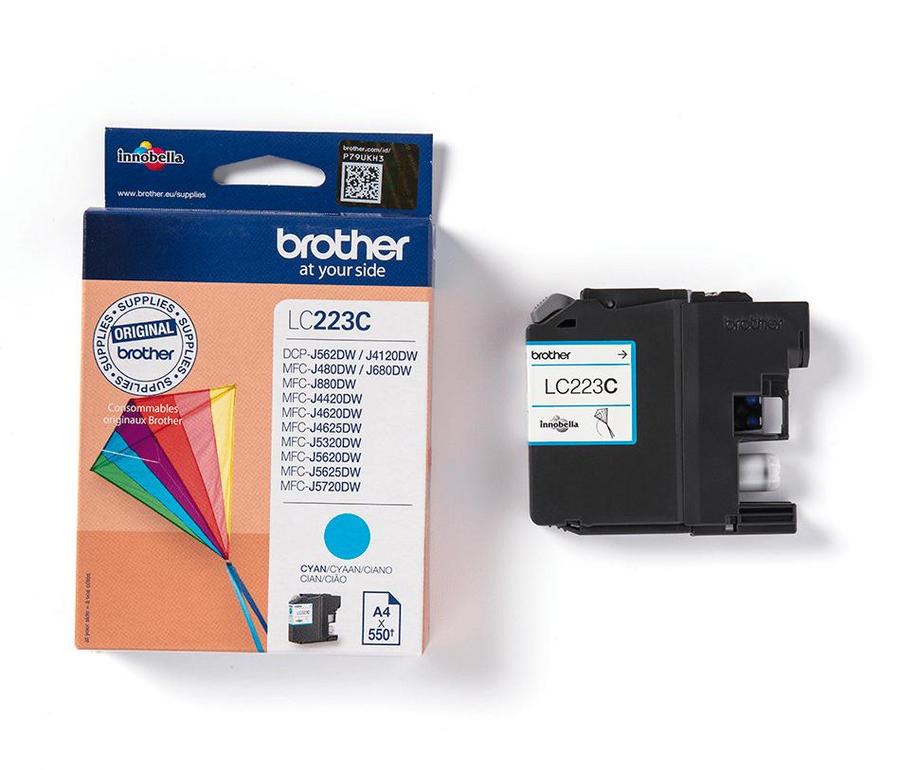 Cartouche d'encre Brother - LC223C - cyan - l'unité