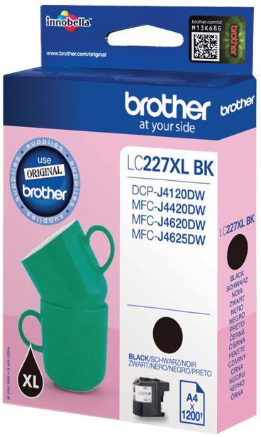 Cartouche d'encre Brother LC227XLBK - noir - l'unité