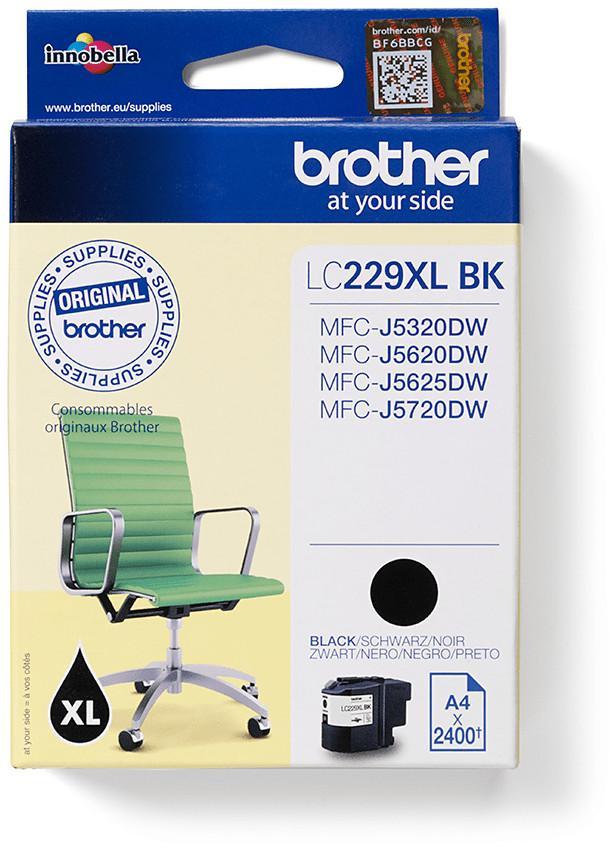 Cartouche d'encre Brother - LC229XLBK - noir - l'unité