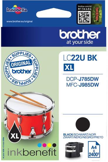 Cartouche d'encre Brother - LC22UBK - noir - l'unité