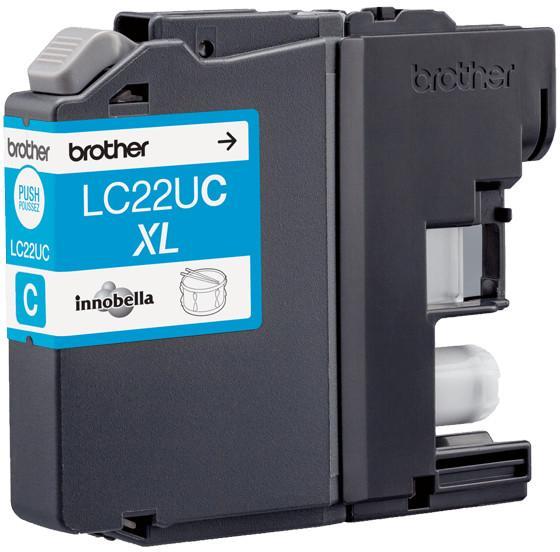 Cartouche d'encre Brother - LC22UC - cyan - l'unité