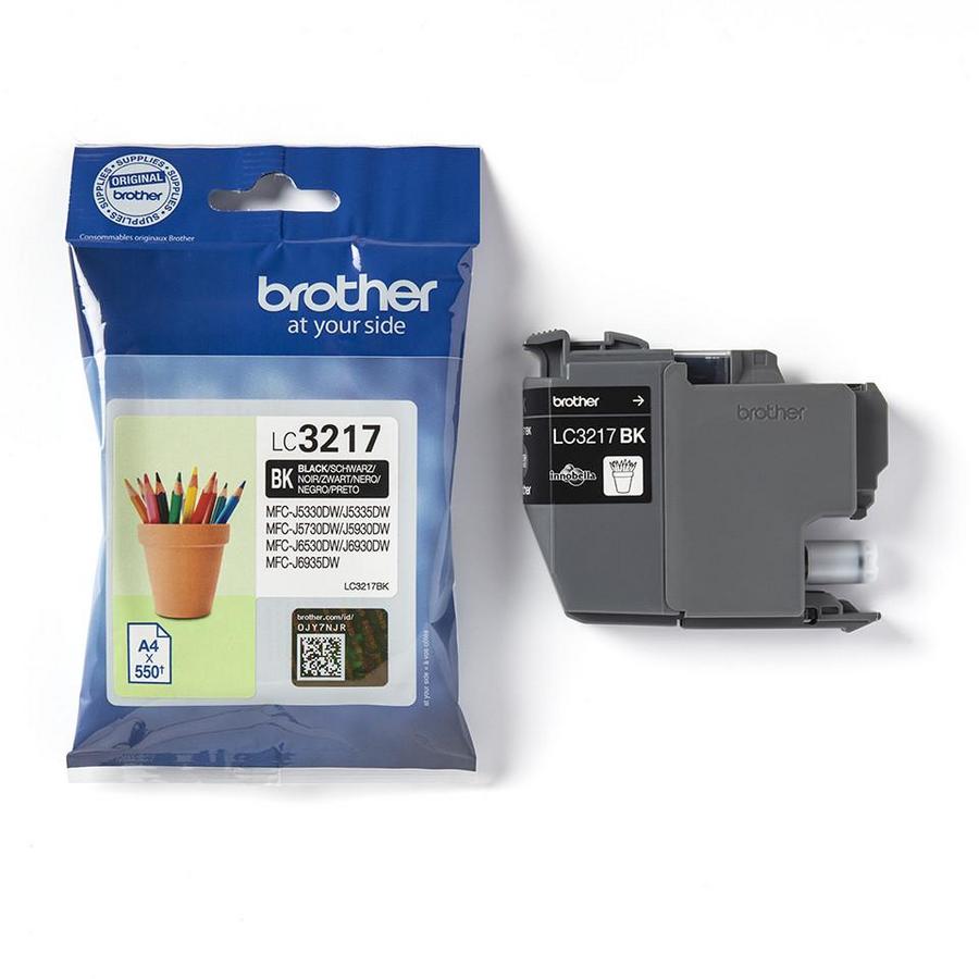 Cartouche d'encre Brother LC3217BK - noir - l'unité