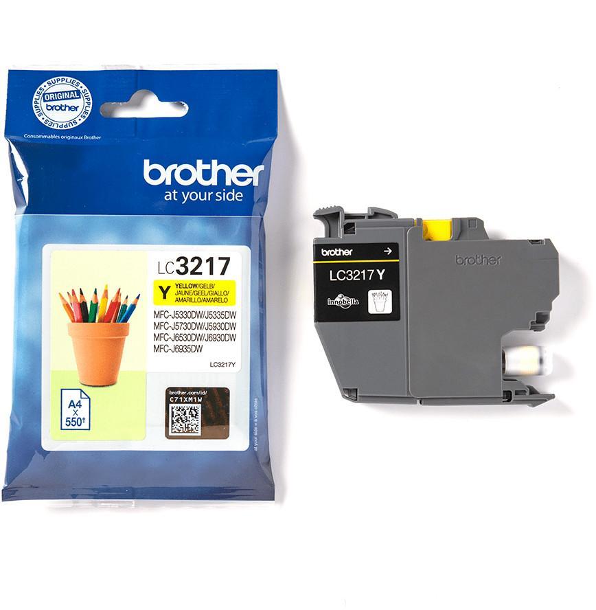 Cartouche d'encre Brother LC3217Y - jaune - l'unité