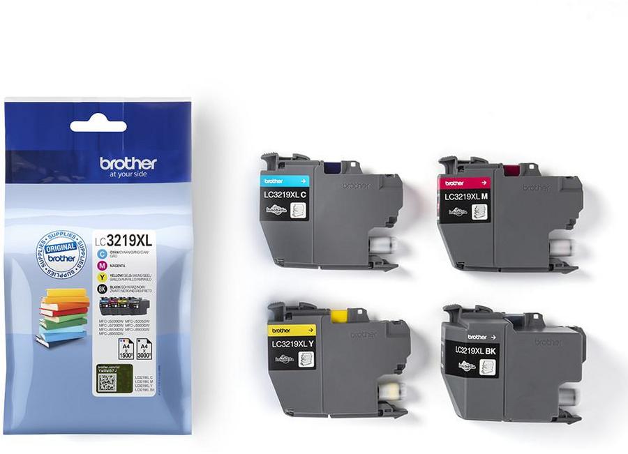 Cartouche d'encre Brother LC3219XL - 4 couleurs - le pack de 4
