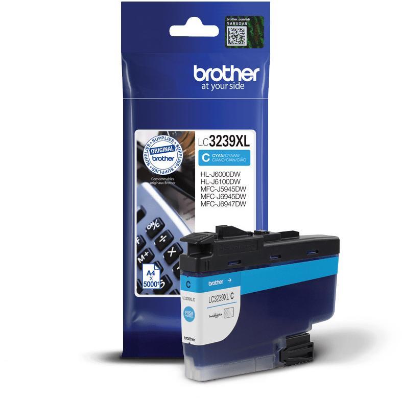Cartouche d'encre Brother - LC3239XLC - cyan - l'unité