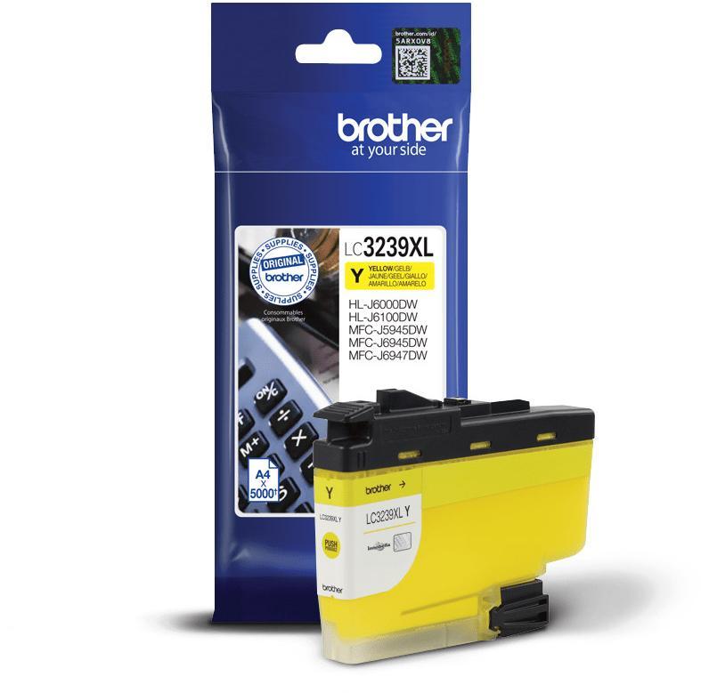 Cartouche d'encre Brother - LC3239XLY - jaune - l'unité