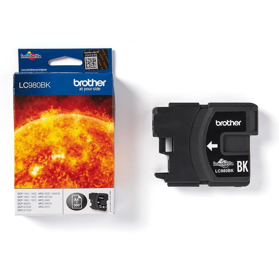 Cartouche d'encre Brother LC980BK - noir - l'unité