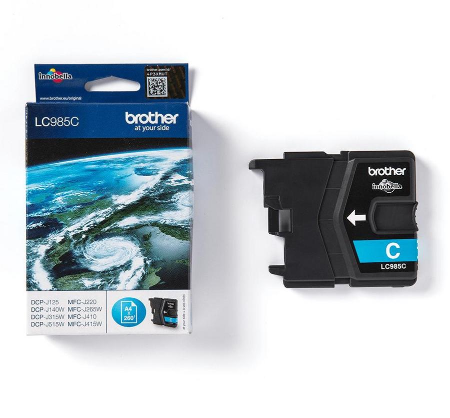 Cartouche d'encre Brother LC985C - cyan - l'unité