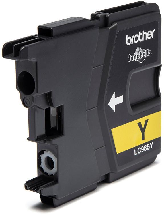 Cartouche d'encre Brother LC985Y - jaune - l'unité