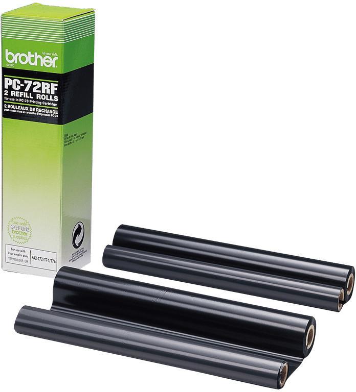 Ruban transfert thermique Brother PC72RF - noir - l'unité