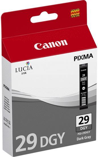 Cartouche d'encre Canon PGI29DGY - 4870B001 - gris foncé pigmenté - l'unité