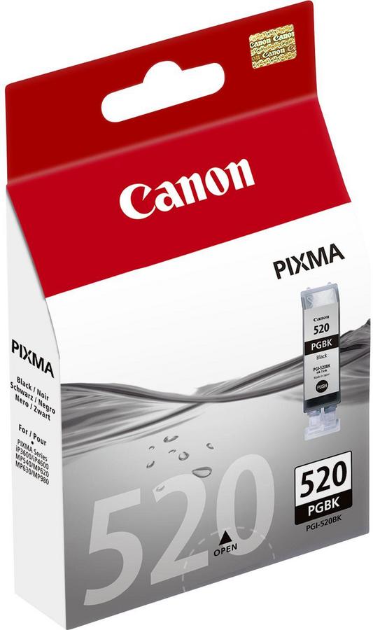 Cartouche d'encre Canon PGI520BK - 2932B001 - noir pigmenté - l'unité