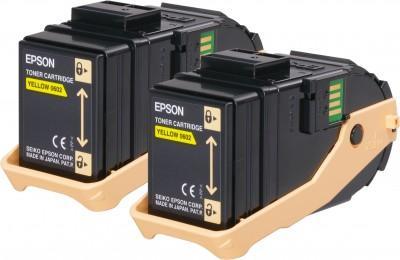 Toner laser Epson S050606 - jaune - lot de 2