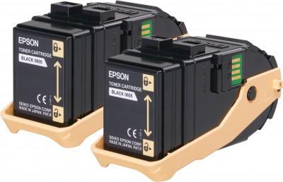 Toner laser Epson S050609 - noir - lot de 2