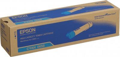 Toner laser haute capacité Epson C13S050658 - cyan - l'unité