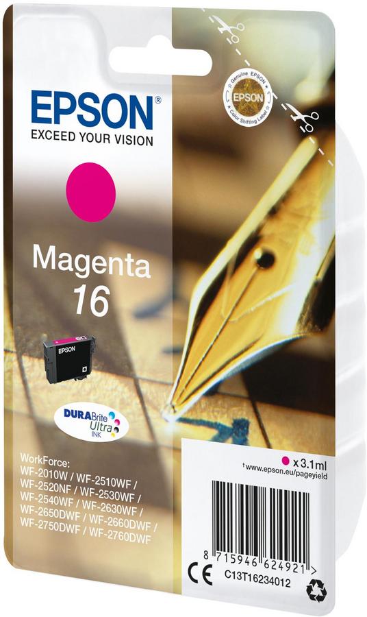 Cartouche d'encre Epson Stylo à plume C13T16234012 - Durabrite - magenta - l'unité