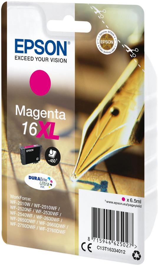 Cartouche d'encre Epson Stylo à plume C13T16334012 - Durabrite XL - magenta - l'unité