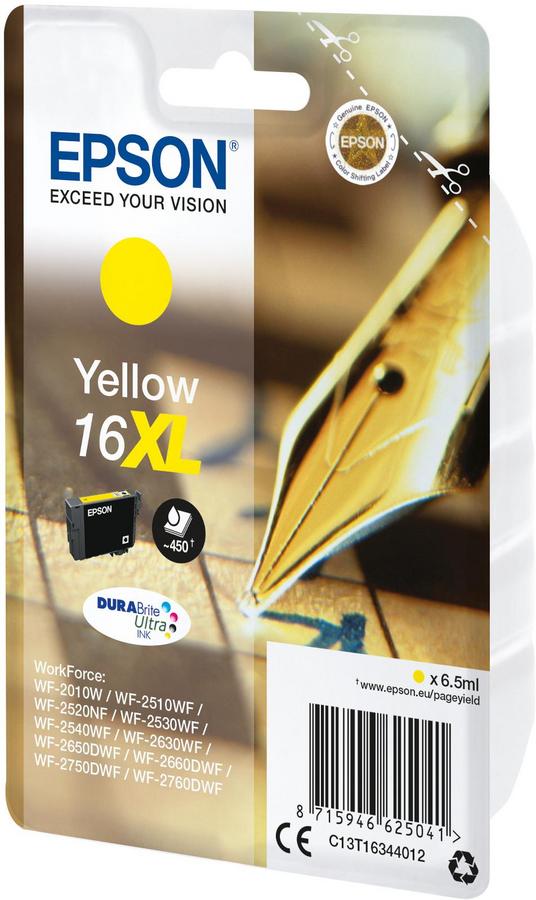 Cartouche d'encre Epson Stylo à plume C13T16344012 - Durabrite XL - jaune - l'unité