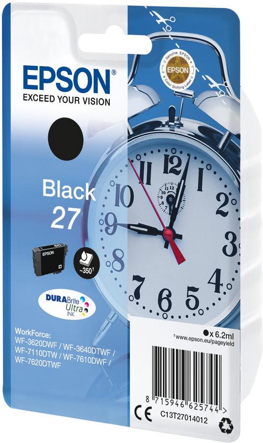 Cartouche d'encre Epson Réveil C13T27014012 - Durabrite - noir - l'unité