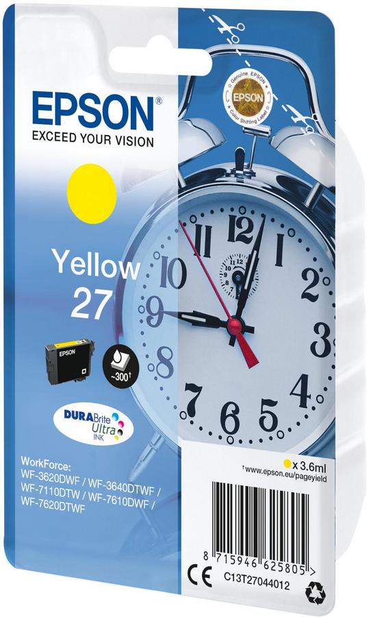 Cartouche d'encre Epson Réveil C13T27044012 - Durabrite - jaune - l'unité