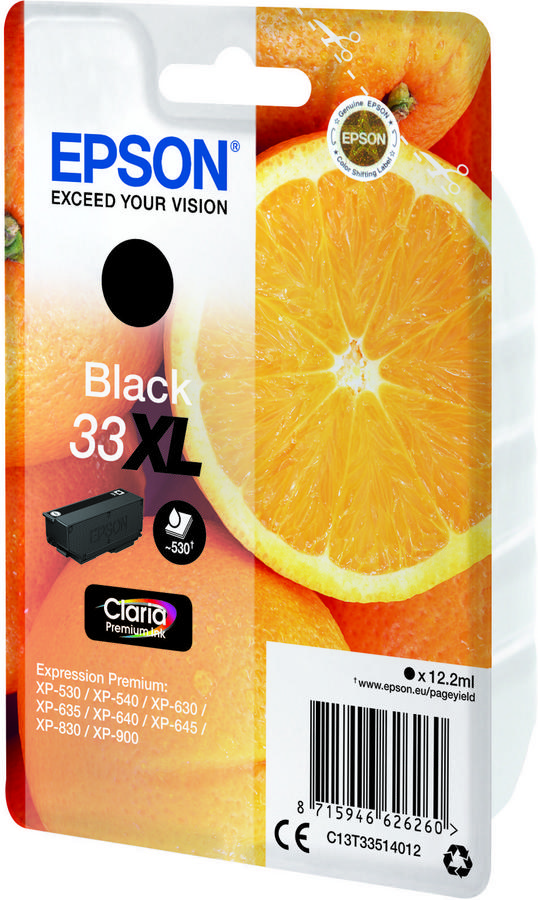 Cartouche jet d'encre Epson T3351B Noir - l'unité - Grande capacité