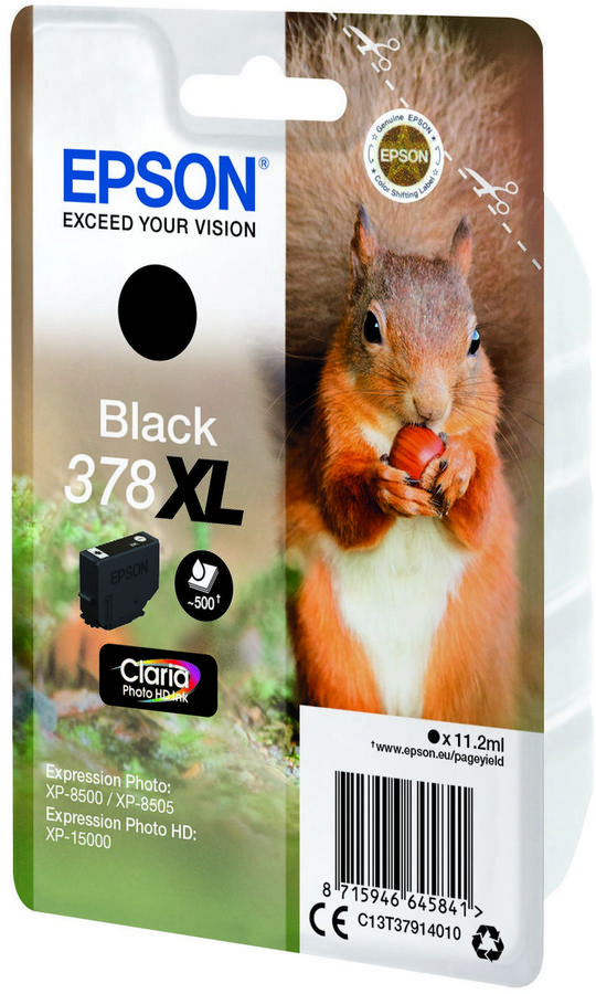 CART - T3791B - EPSON - 378XL - NOIR - PAR 1