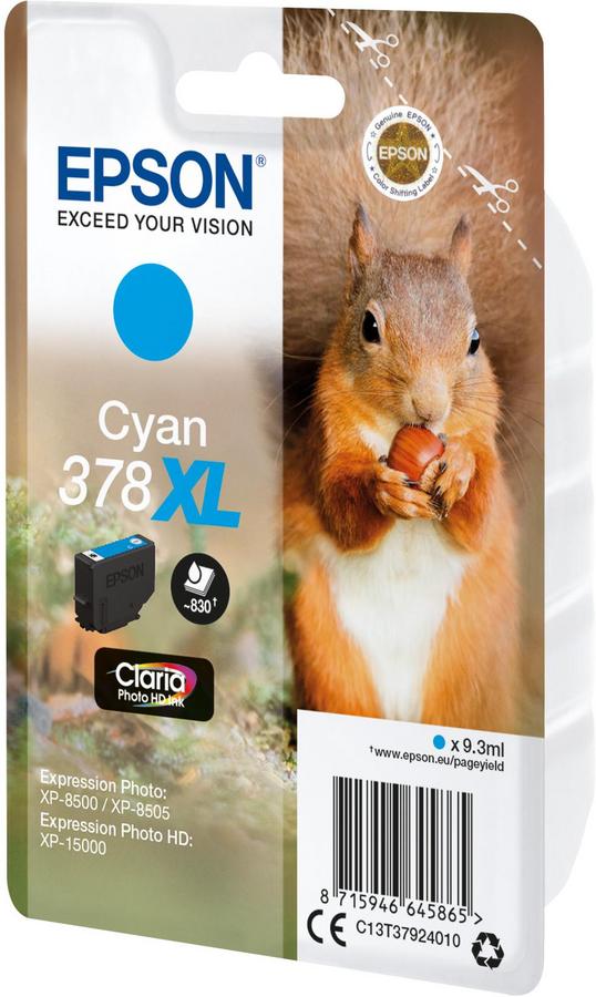 CART - T3792B - EPSON - 378XL - CYAN - PAR 1