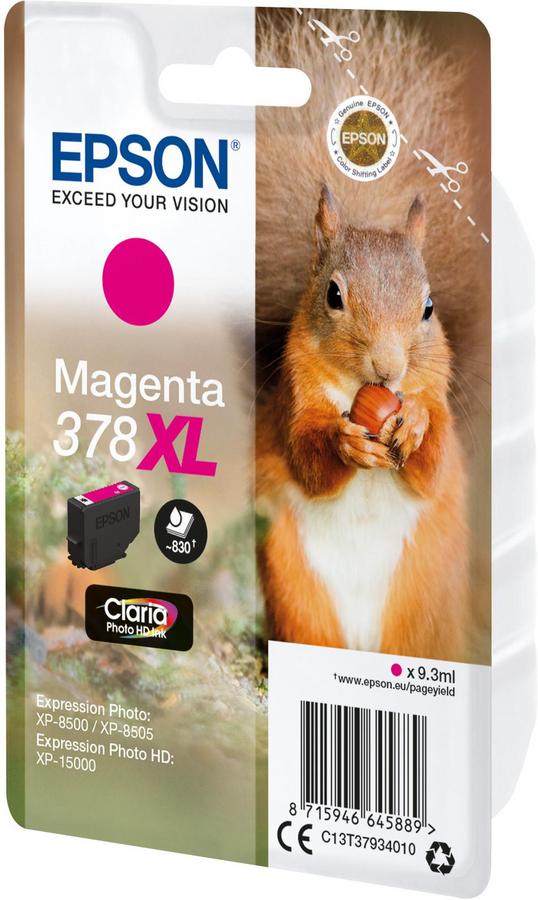 CART - T3793B - EPSON - 378XL - MAGENTA - PAR 1