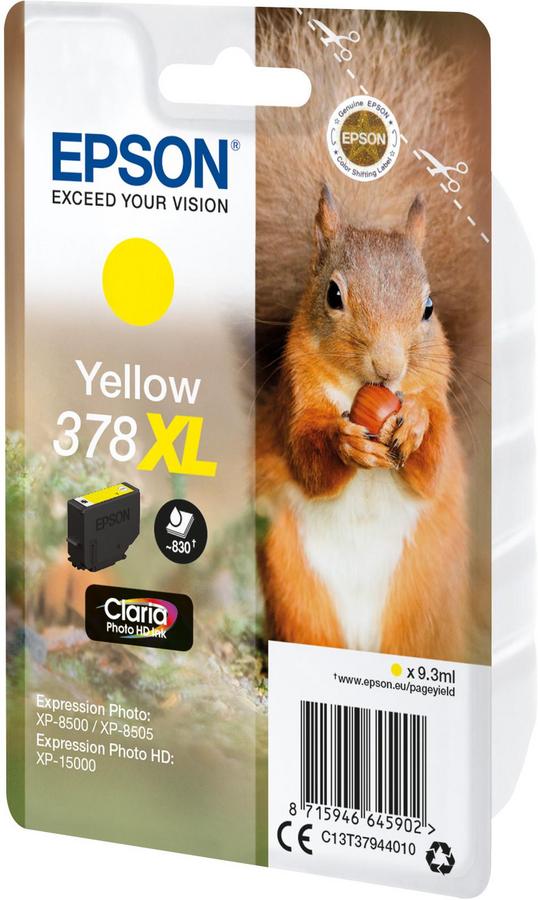 CART - T3794B - EPSON - 378XL - YELLOW - PAR 1