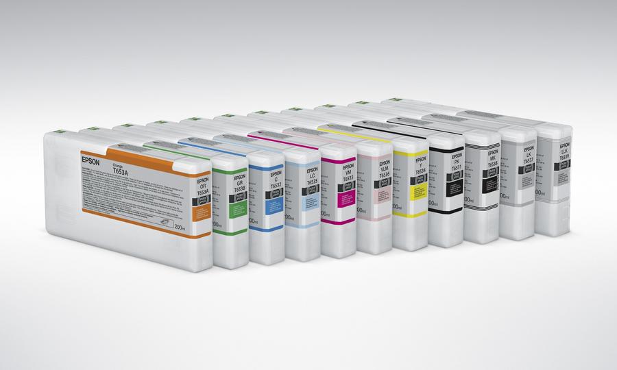 Cartouche d'encre Epson C13T653700 - gris - l'unité