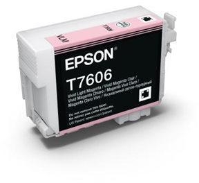 Cartouche d'encre Epson Orque T7606 - C13T76064010 - magenta clair - l'unité