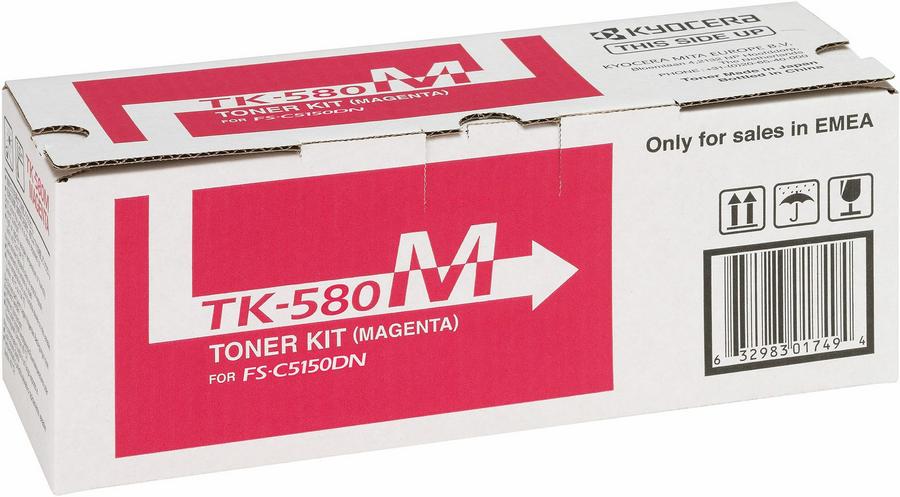 Toner laser Kyocera TK580M - magenta - l'unité