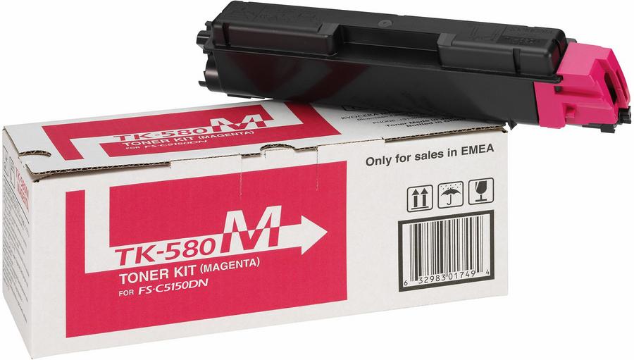 Toner laser Kyocera TK580M - magenta - l'unité