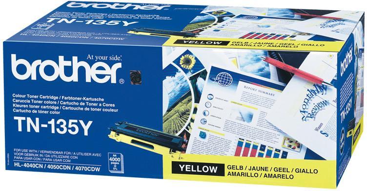 Kit Toner laser haute capacité Brother TN135Y - jaune - l'unité