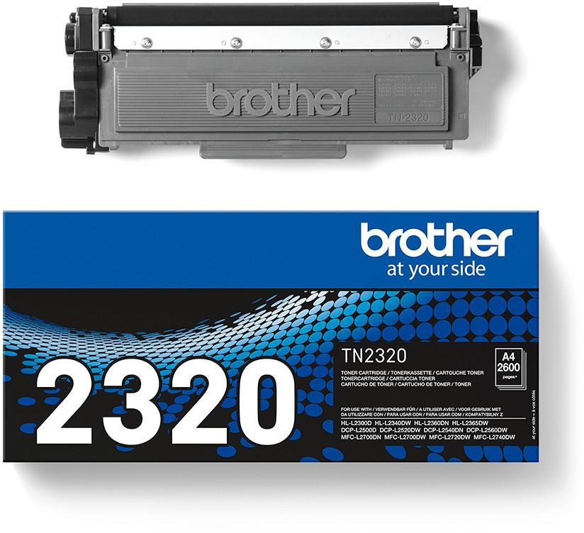 Toner laser haute capacité Brother TN2320 - noir - l'unité